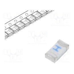 10 pcs : 0440001.WR - Fuse: fuse, quick blow, 1A, 50VAC, 50VDC, SMD, ceramic, 440, 1206