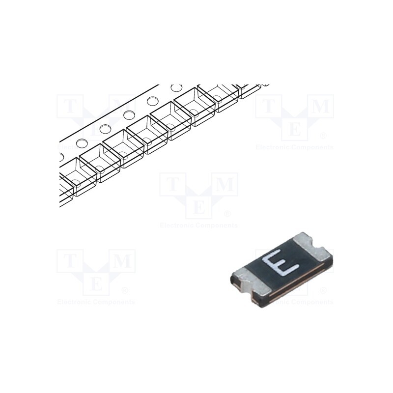 20 pcs : 1206L035YR - Fuse: PTC polymer, 350mA, SMD, 1206L