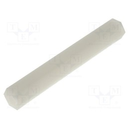 20 pcs : HP-38 - Screwed spacer sleeve, hexagonal, polyamide, M3, 38mm