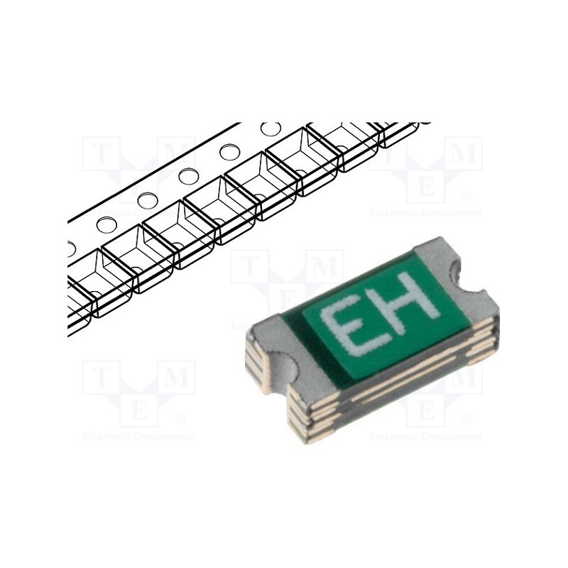 50 pcs : SN150-06 - Fuse: PTC polymer, 1.5A, 1206