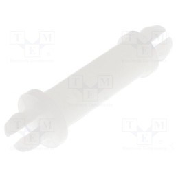 50 pcs : MSPS-10-01 - PCB distance, polyamide, L: 15.9mm, push-in,snap fastener