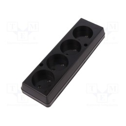 10 pcs : 5907570021891 - Connector: AC supply, female, splitter, 2P, 250VAC, 16A, Type: round