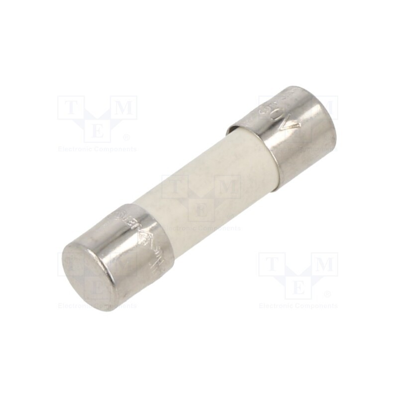 20 pcs : BK1-S505-6-3-R - Fuse: fuse, time-lag, 6.3A, 250VAC, ceramic,cylindrical, 5x20mm