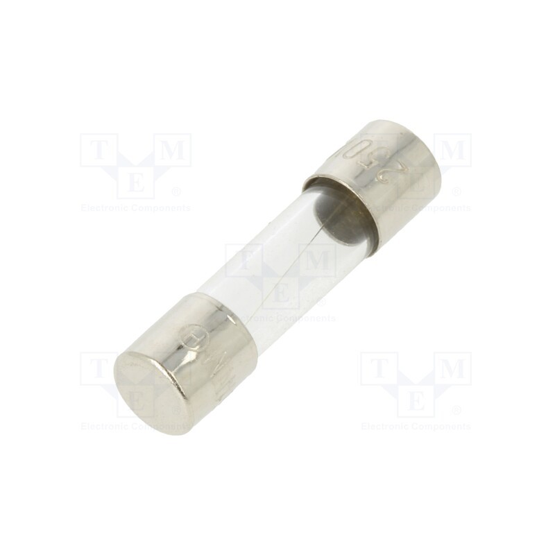 20 pcs : FSC-3.15A - Fuse: fuse, quick blow, 3.15A, 250VAC, glass, 5x20mm, bulk
