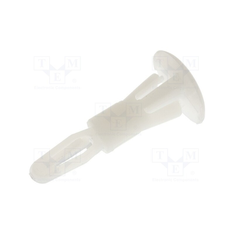 50 pcs : RLCBSR-6-01 - Assembly stud, polyamide, L: 9.5mm, latch/latch, Ø2: 4.75mm