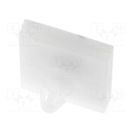 50 pcs : FIX-CSS-4.8 - PCB distance, polyamide, L: 4.8mm, self-adhesive, natural, UL94V-2