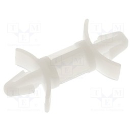 50 pcs : DLCBS3-8-01 - Assembly stud, polyamide, L: 12.7mm, latch/latch, Ø2: 4mm, Ø1: 4mm