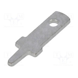 50 pcs : 60-3071-11/0030 - Terminal: flat, 2.8mm, 0.8mm, male, THT, Overall len: 12.5mm