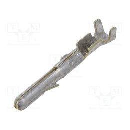 20 pcs : 60618-1 - Contact, male, brass, tinned, 0.2÷0.82mm2, 24AWG÷18AWG, crimped