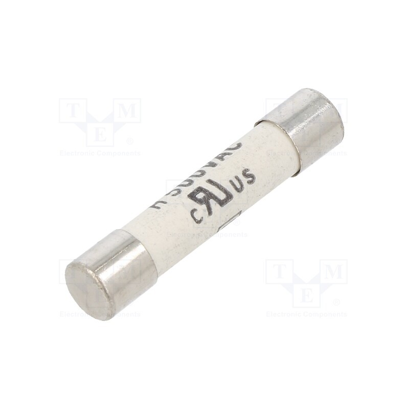 10 pcs : 8020.5021 - Fuse: fuse, time-lag, 10A, 500VAC, 400VDC, ceramic,cylindrical