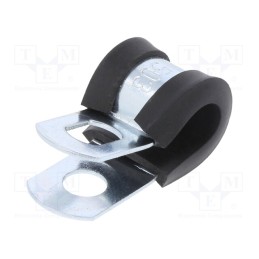 10 pcs : LKD1503 - Fixing clamp, ØBundle : 7.9÷9.5mm, W: 13mm, steel, SL, W1, DIN 3016