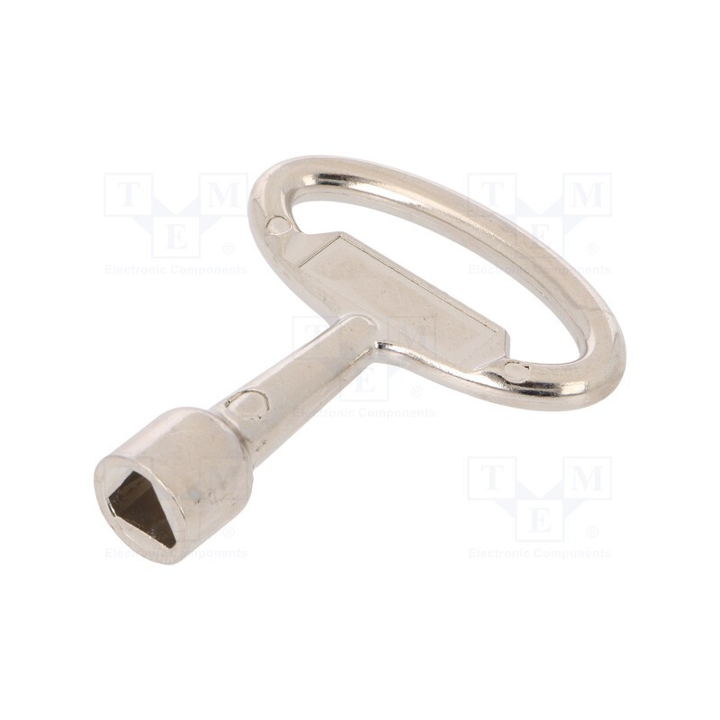 10 pcs : 2.KL-T9.002-02 - Key, zinc and aluminium alloy, nickel, Kind of insert bolt: T9