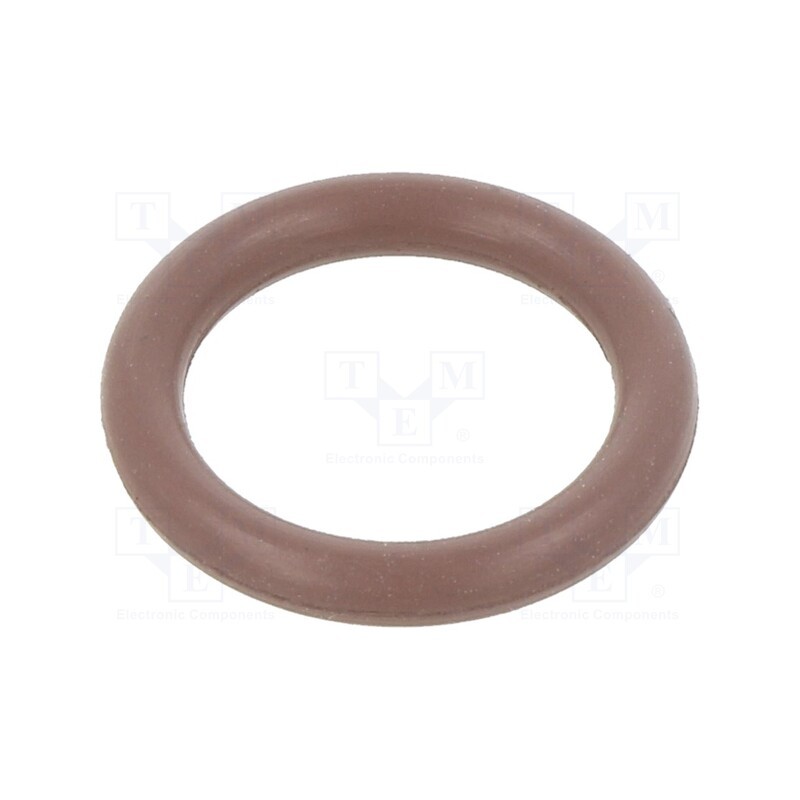 50 pcs : 01-0010.00X2 ORING 80FPM BROWN - O-ring gasket, FPM, Thk: 2mm, Øint: 10mm, brown, -20÷200°C