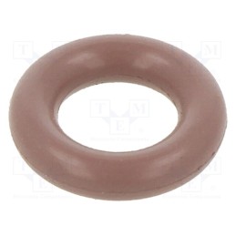 50 pcs : 01-0006.00X2.5 ORING 80FPM BROWN - O-ring gasket, FPM, Thk: 2.5mm, Øint: 6mm, brown, -20÷200°C
