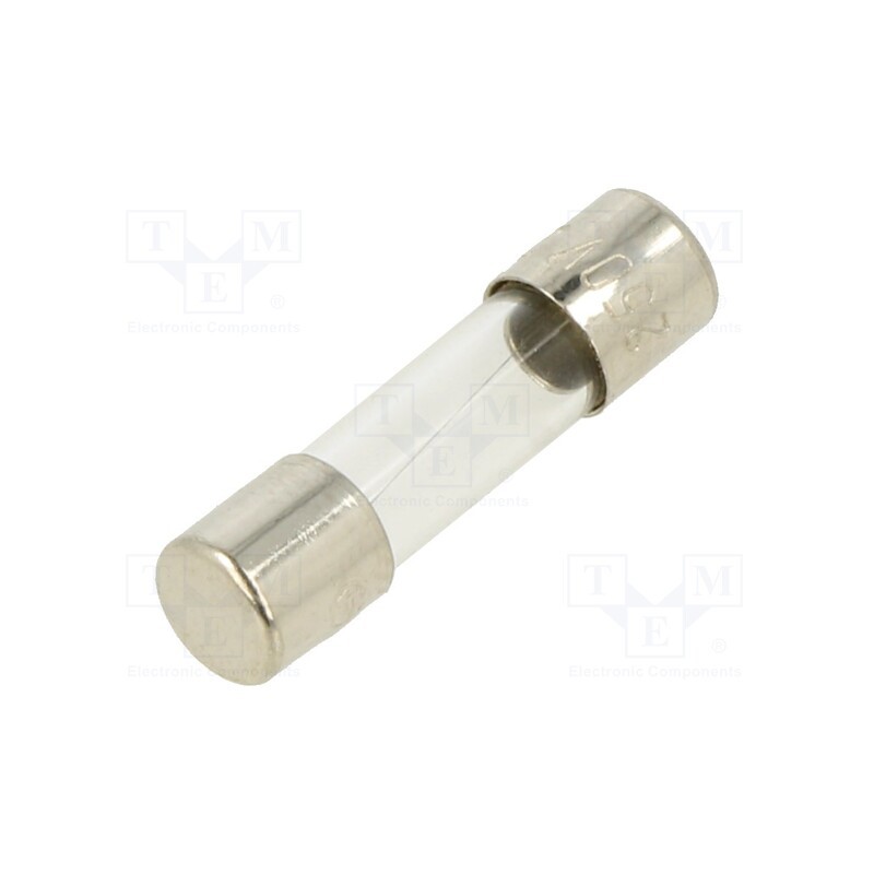 10 pcs : FSC-250MA - Fuse: fuse, quick blow, 250mA, 250VAC, glass, 5x20mm, bulk