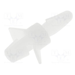 50 pcs : 8G813V40346 - PCB distance, polyamide, L: 4.8mm, snap fastener, natural, UL94V-2