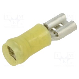 10 pcs : 61198-2 - Terminal: flat, 6.3mm, 0.8mm, female, 2.62÷6.64mm2, crimped, tinned