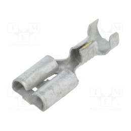 20 pcs : 6-160449-5 - Terminal: flat, 6.3mm, 0.8mm, female, 1÷2.5mm2, crimped, for cable