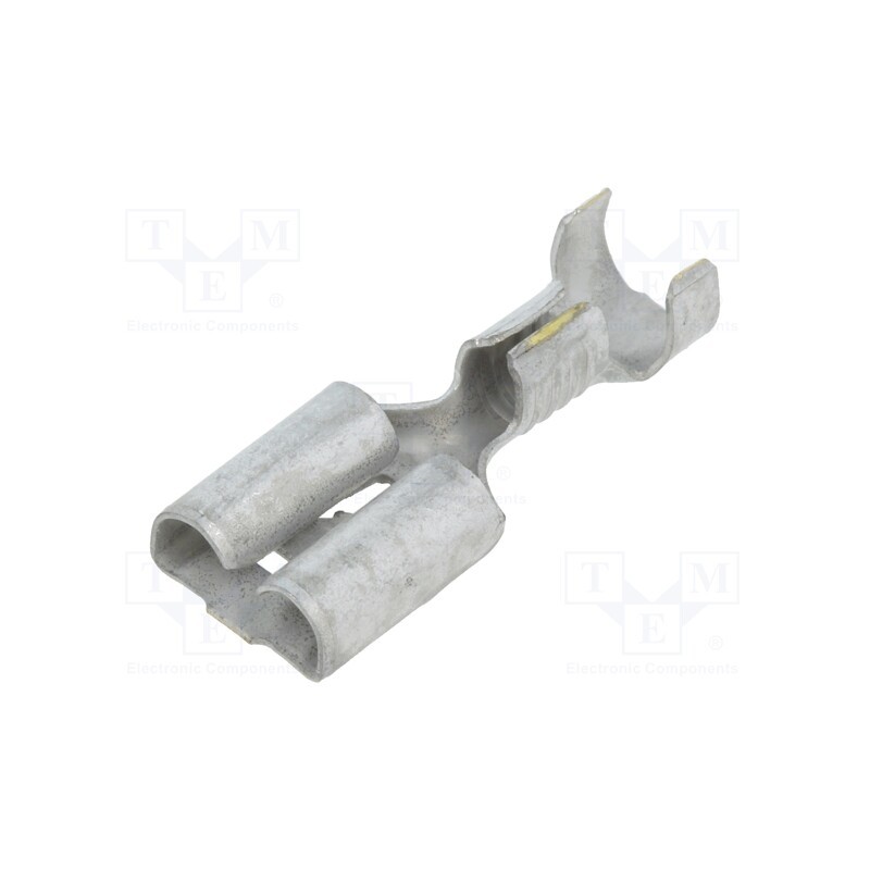 20 pcs : 6-160449-5 - Terminal: flat, 6.3mm, 0.8mm, female, 1÷2.5mm2, crimped, for cable