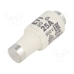10 pcs : 2312407 - Fuse: fuse, gG, 25A, 500VAC, 250VDC, ceramic, DII, D