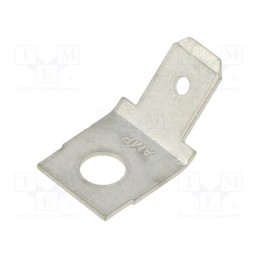 50 pcs : 61761-2 - FASTON .187 SERIES (4.8 MM) TAB TPBR