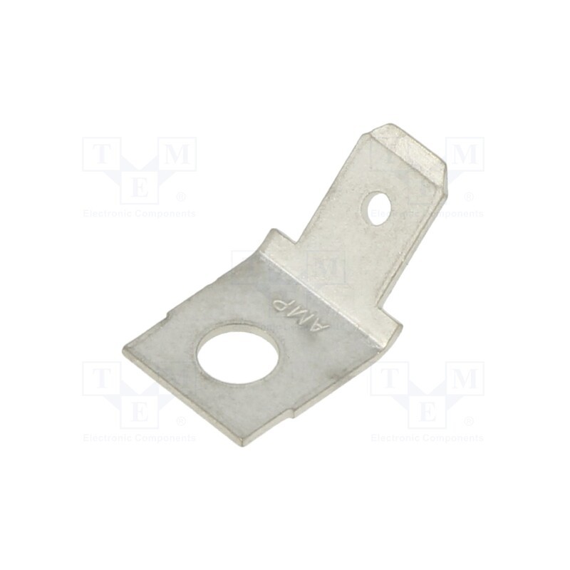 50 pcs : 61761-2 - FASTON .187 SERIES (4.8 MM) TAB TPBR