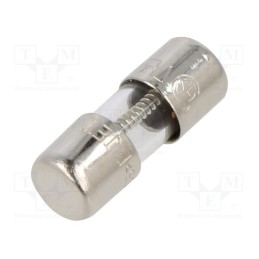 20 pcs : 2JS 4-R - Fuse: fuse, time-lag, 4A, 350VAC, cylindrical,glass, 5x15mm, brass