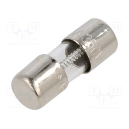 20 pcs : 2JS 3-R - Fuse: fuse, time-lag, 3A, 350VAC, cylindrical,glass, 5x15mm, brass