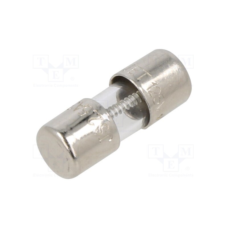 20 pcs : 2JS 2.5-R - Fuse: fuse, time-lag, 2.5A, 350VAC, cylindrical,glass, 5x15mm, 2JS