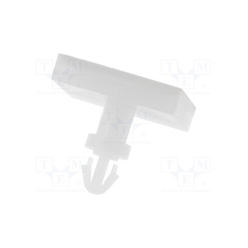 50 pcs : FIX-CSS-8 - PCB distance, polyamide, L: 8mm, self-adhesive, natural, UL94V-2