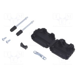 10 pcs : 6260-0101-02 - Enclosure: for D-Sub connectors, D-Sub 15pin,D-Sub HD 26pin