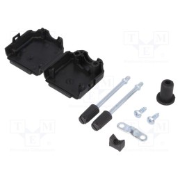 10 pcs : 6260-0101-51 - Enclosure: for D-Sub connectors, D-Sub 9pin,D-Sub HD 15pin