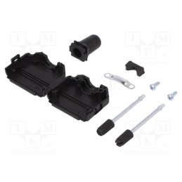 10 pcs : 6260-0101-52 - Enclosure: for D-Sub connectors, D-Sub 15pin,D-Sub HD 26pin