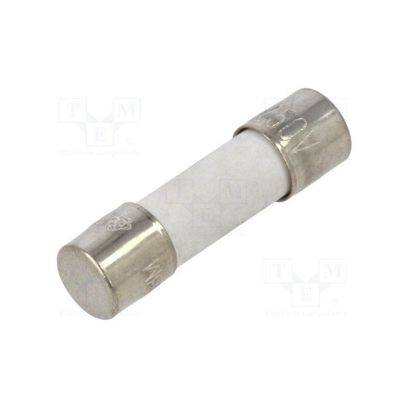 10 pcs : FCD-630MA - Fuse: fuse, quick blow, 630mA, 250VAC, ceramic, 5x20mm, brass, FCD
