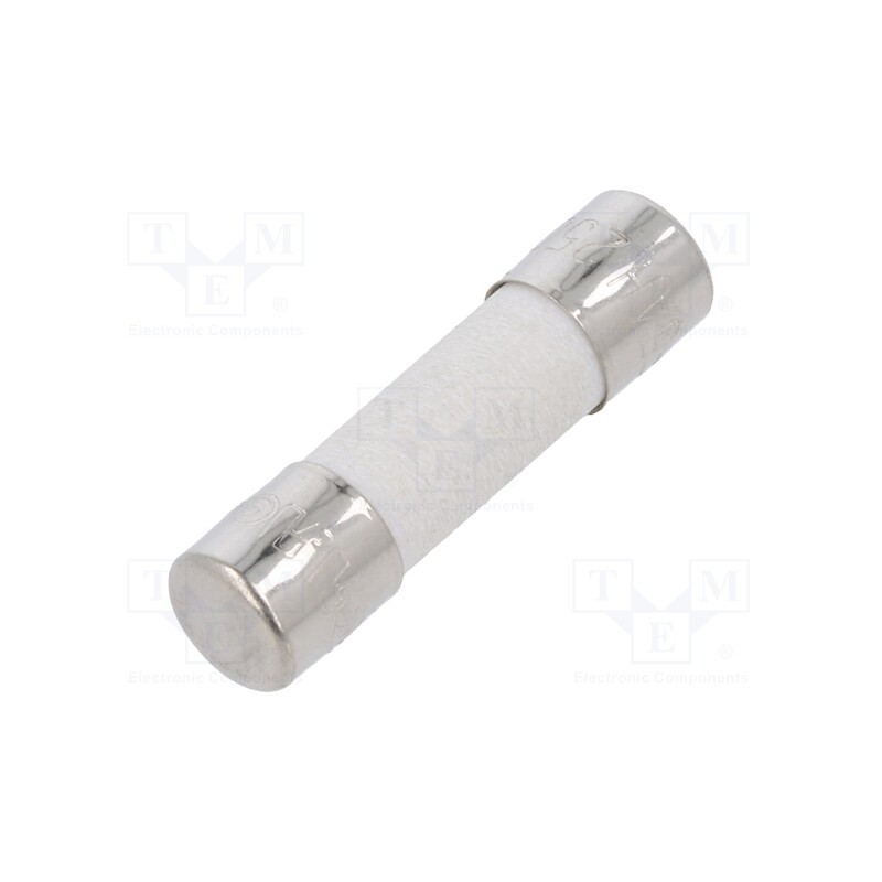 10 pcs : FCD-5A - Fuse: fuse, quick blow, 5A, 250VAC, ceramic, 5x20mm, brass, FCD, bulk