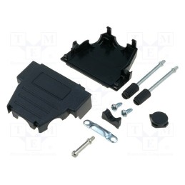 10 pcs : 6260-0107-03 - Enclosure: for D-Sub connectors, D-Sub 25pin,D-Sub HD 44pin