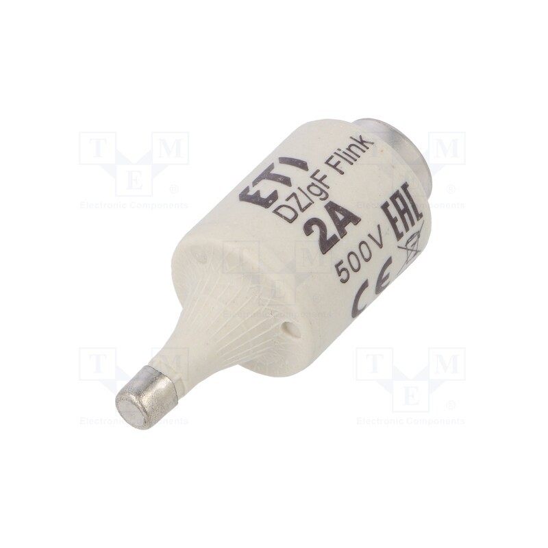 10 pcs : 2312101 - Fuse: fuse, quick blow, 2A, 500VAC, 500VDC, ceramic, DII, D