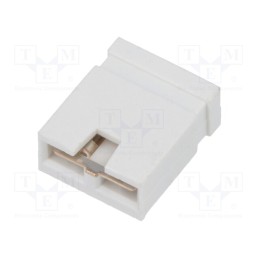 20 pcs : 63429-202LF - Jumper, wire-board, female, Mini-Jump, 2.54mm, PIN: 2, gold-plated
