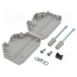 10 pcs : 6353-0101-03 - Enclosure: for D-Sub connectors, D-Sub 25pin,D-Sub HD 44pin