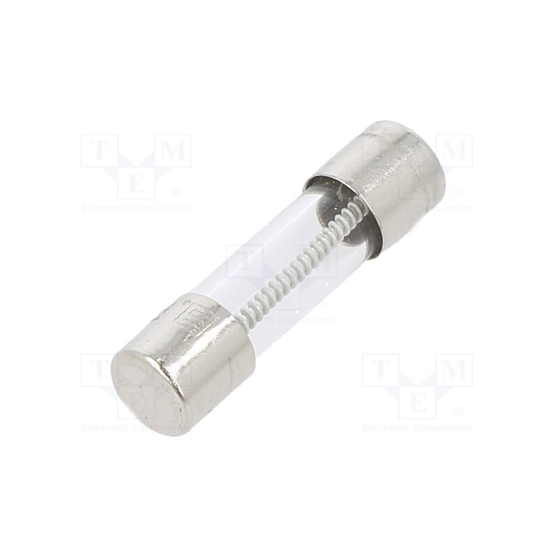 10 pcs : 34.3781 - Fuse: fuse, time-lag, 3A, 250VAC, cylindrical,glass, 5x20mm, copper