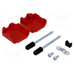 10 pcs : 6353-0103-01 - Enclosure: for D-Sub connectors, D-Sub 9pin,D-Sub HD 15pin