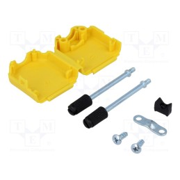 10 pcs : 6353-0105-01 - Enclosure: for D-Sub connectors, D-Sub 9pin,D-Sub HD 15pin