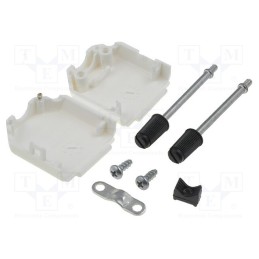 10 pcs : 6353-0107-01 - Enclosure: for D-Sub connectors, D-Sub 9pin,D-Sub HD 15pin