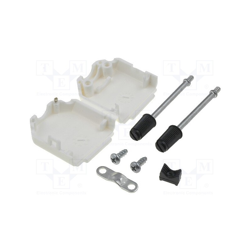 10 pcs : 6353-0107-01 - Enclosure: for D-Sub connectors, D-Sub 9pin,D-Sub HD 15pin