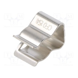 20 pcs : 8040.2002.01 - Fuse clips, cylindrical fuses, M3 screw, 10x38mm, 15A, 600VAC