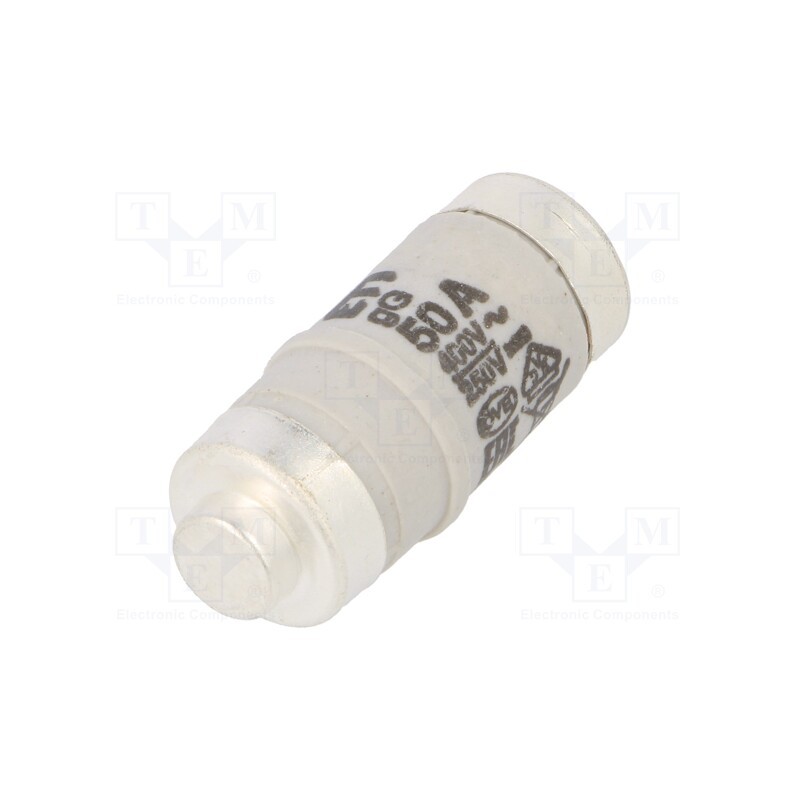 10 pcs : 2212004 - Fuse: fuse, gG, 50A, 400VAC, 250VDC, ceramic, D02, D0