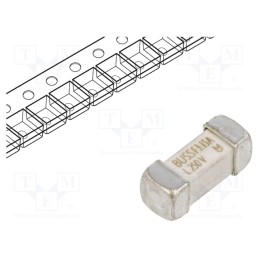 10 pcs : TR-1245UMFF3-15-R - Fuse: fuse, quick blow, 3.15A, 350VAC, 250VDC, soldered,SMD, SMD