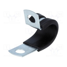 10 pcs : SPN-8 - Fixing clamp, ØBundle : 12.7mm, W: 12.7mm, steel