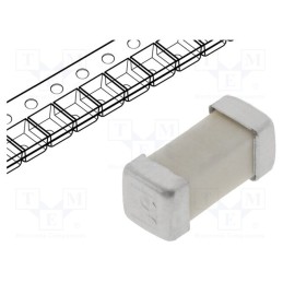 10 pcs : 158000.3,5 - Fuse: fuse, time-lag, 3.5A, 125VAC, 125VDC, SMD, ceramic, brass, 2410