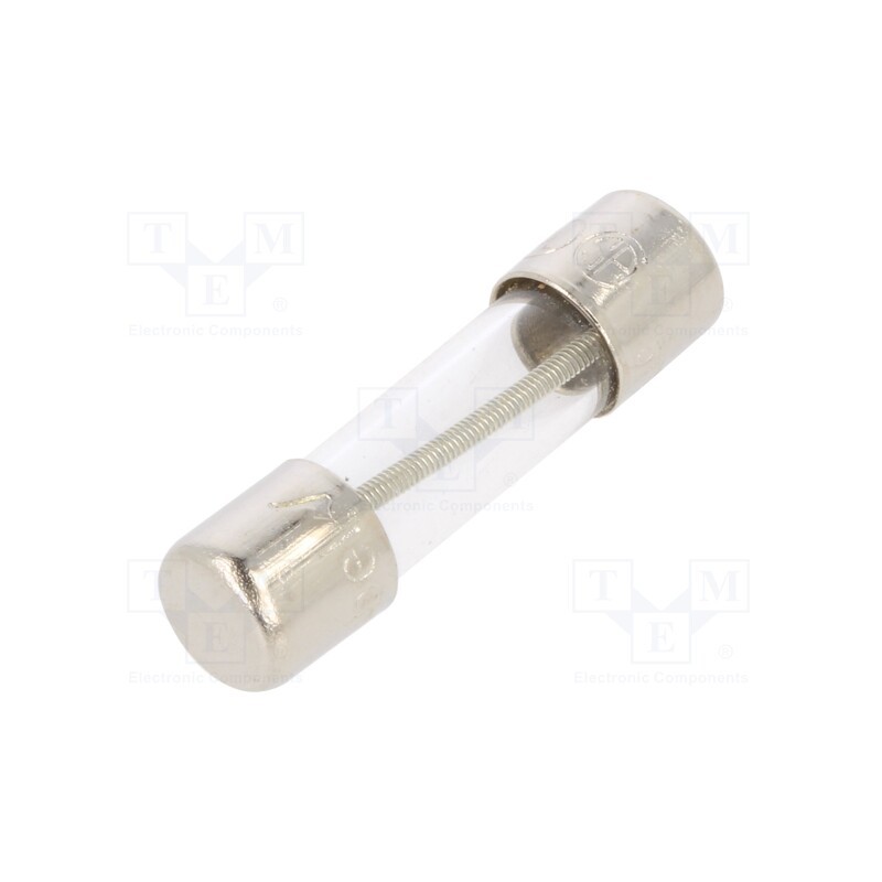 20 pcs : 5TT 750-R - Fuse: fuse, time-lag, 750mA, 250VAC, cylindrical, 5x20mm, brass, 5TT